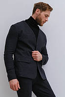 Пиджак мужской темно-серого цвета 179018L
