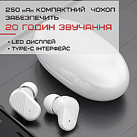 Беспроводные наушники earpods IPX5 Sainyer A68 с Чипом JL Tws наушники для телефона Белые MAA