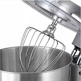 Кухонний планетарний міксер багатофункціональний тістоміс з чашею 1400 Вт HEINRICH'S Тістомісильні машини, фото 3