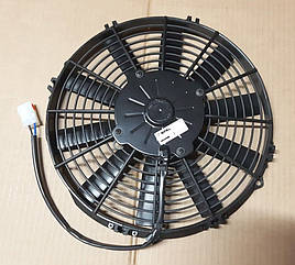 Вентилятор 11" (280 мм), 12В, 1400 м³/г, SPAL, штовхаючий