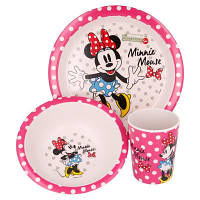 Набор детской посуды Stor Disney - Minnie Mouse, Bamboo Premium Set (Stor-01285)