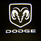 Логотип підсвічування дверей  Додж Lazer door logo light dodge Лінза скло HD зображення, PREMIUM, фото 4