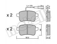 Тормозные колодки Metelli 22-0895-0 Alfa Romeo GIULIETTA; Opel Corsa 77365357