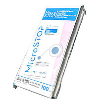 Крафтпакети з індикаторами четвертого класу Microstop 100*200 100шт білі для стерилізації інструментів