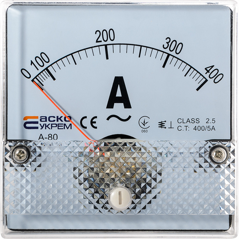 AC Амперметр 400/5А 80х80 модель А-80, фото 1