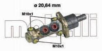 Главный тормозной цилиндр Metelli 05-0207 Volkswagen Polo, Vento, Golf; Seat Ibiza, Toledo, Cordoba; Hyundai