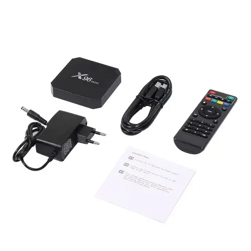 Смарт ТВ приставка X96 mini 4-ядерная 2гб 16Гб на Android, Тv box 2-16 ТВ Фильмы Smart tv box BIN - фото 4 - id-p2207980095