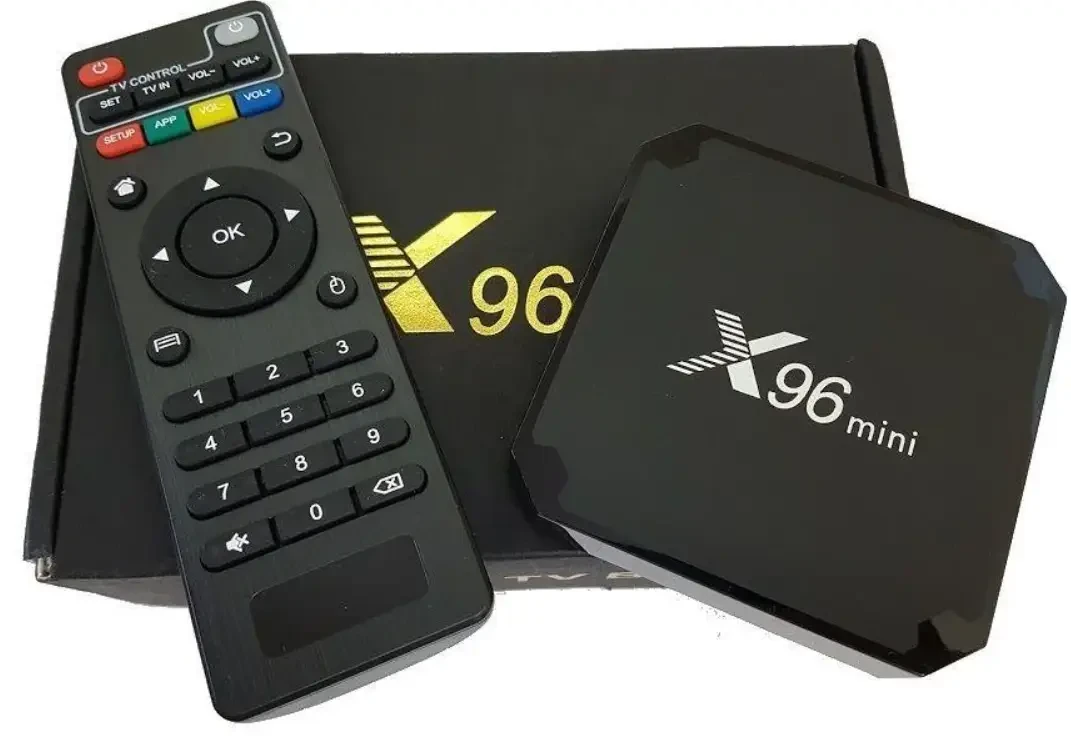 Смарт ТВ приставка X96 mini 4-ядерная 2гб 16Гб на Android, Тv box 2-16 ТВ Фильмы Smart tv box BIN - фото 5 - id-p2207980095