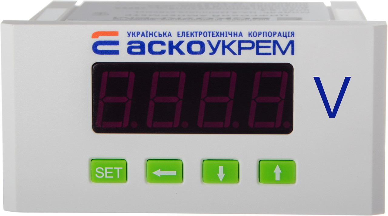 AС вольтметр цифровий  600В 96х48  модель ЦВ-5, фото 1