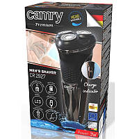 Бездротова роторна бритва для чоловіків CR-2927 бритва електрична 3 головки для сухого та вологого гоління BIN