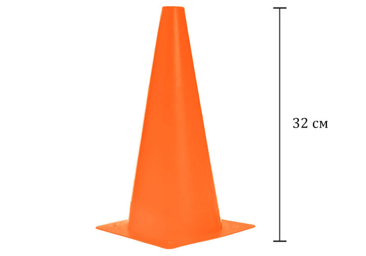Конус-фішка 32 см спортивна EasyFit помаранчева, фото 1