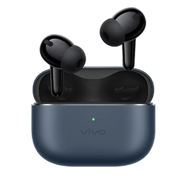 Бездротові Bluetooth навушники VIVO TWS 4 blue для музики та спорту, фото 1