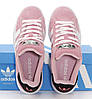 Жіночі кросівки Adidas Campus 00S pink white Адідас Кампус рожеві з білим замшеві весна осінь, фото 4