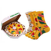 Комплект шкарпеток Pizza Xxl 4в1 у подарунок Skar07