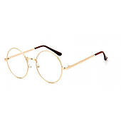 Круглі окуляри, золото Ok154