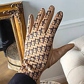 Жіночі рукавички з елегантним принтом, елегантні, теплі, з флісовою підкладкою Rek143Wz3