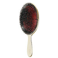 Щетка JANEKE Gold Hairbrush с натуральной щетиной кабана и нейлоном M