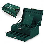 Скринька для коштовностей Чохол-органайзер Пляшка Зелена коробка Pd119