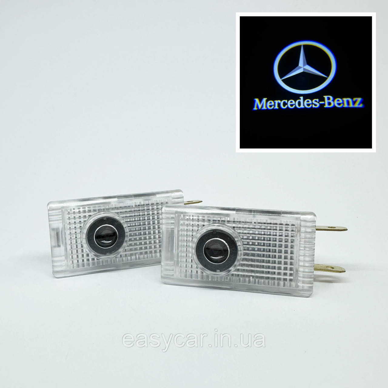 Логотип підсвічування дверей Мерседес Lazer logo light Mercedes-Bens W210, Sprinter, фото 1