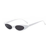 Елегантні білі сонцезахисні окуляри Cat Ok262Wz2