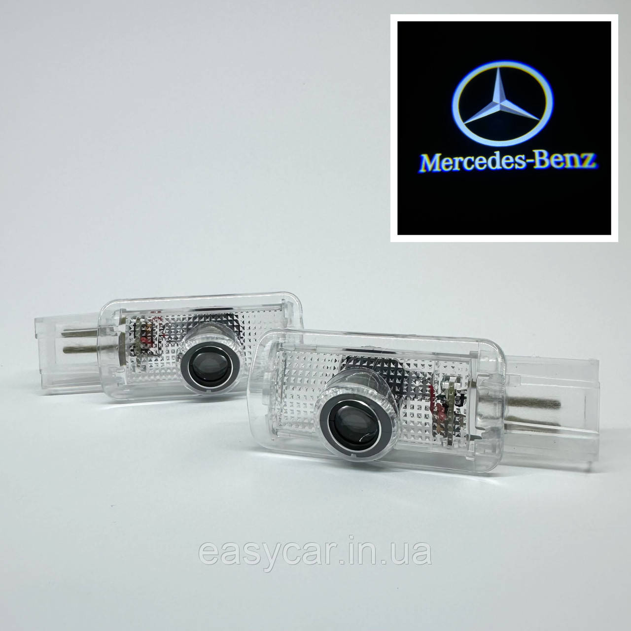 Логотип підсвічування дверей Мерседес Lazer logoor logo light Mercedes-Bens (W215), (W164), (X164), фото 1