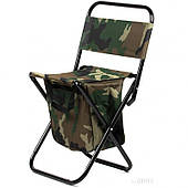 Складаний стілець для туризму та риболовлі з шухлядою для зберігання Krt06Moro