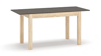 Кухонний стіл розсувний Наполеон Меблі Сервіс - Рівера трюфель + Дуб самоа