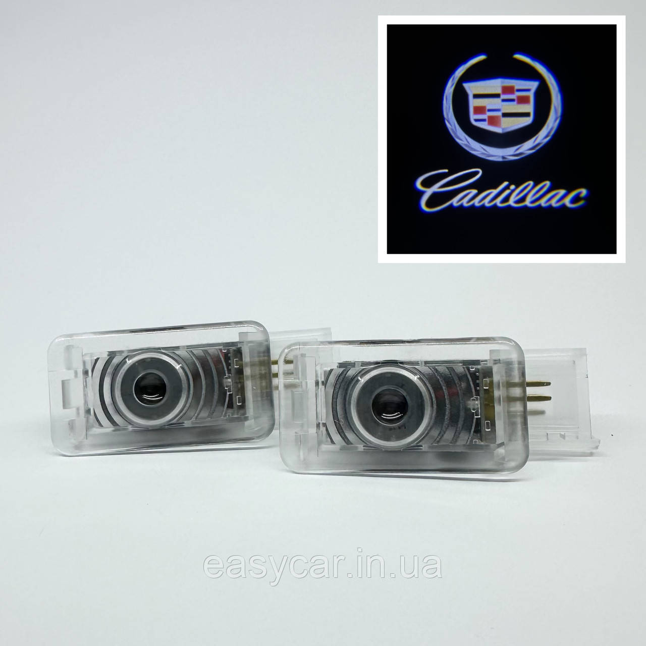 Логотип підсвітка дверей Каділак Lazer door logo light CADILLAC, фото 1