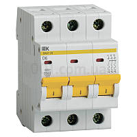 Автоматический выключатель ВА47-29 3P 6А 4.5кА характеристика D IEK