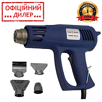 Строительный фен Wintech WHG-2000 (2 кВт, 2 режима, насадки) Термовоздуходувка TLT