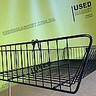 Полиця корзина WIKO глубока з дроту до торгового стелажа, світло сіра, 1000х500х320 вживанам, фото 5