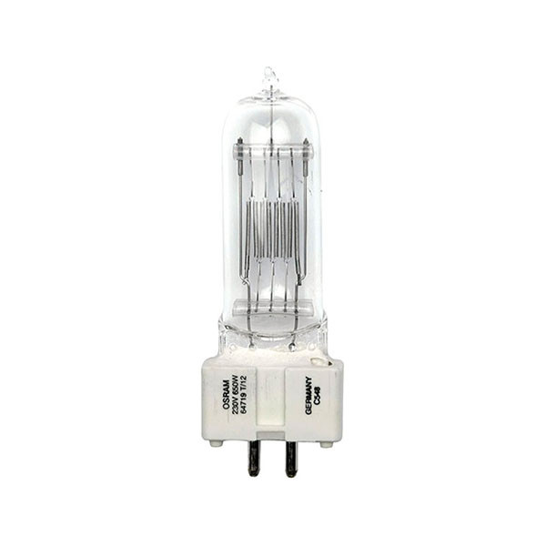 Лампа галогенна студійна Osram 64719 650W 230V GX9.5