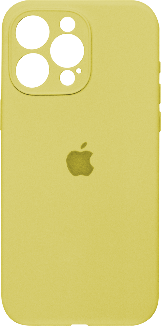 Накладка iPhone 15 Pro Max Full Camera Soft Case Жовтий