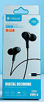 Навушники Celebrat D13 Type-C Black, фото 4