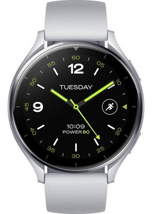 Smart Watch Xiaomi Watch 2 Silver Case With Gray Strap (BHR8034GL) UA, фото 1