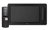 Комплект видеонаблюдения домофон+вызывная панель Arny AVD-7006 black+grey