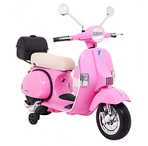 Дитячий електромотоцикл скутер Vespa, фото 3