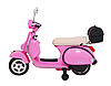 Дитячий електромотоцикл скутер Vespa, фото 9