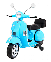 Дитячий електромотоцикл скутер Vespa, фото 5