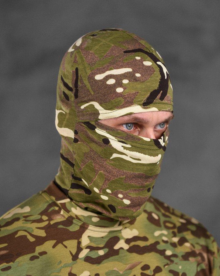 Літня Балаклава чоловіча тактична підшоломник трикотажна мультикам ВТ6851