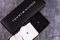 Подарочный Набор носков в стиле Tommy Hilfiger 6 Пар 40-45 размер Отличное качество