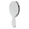Щітка JANEKE Silver Hairbrush з натуральною щетиною кабана та нейлоном M, фото 3