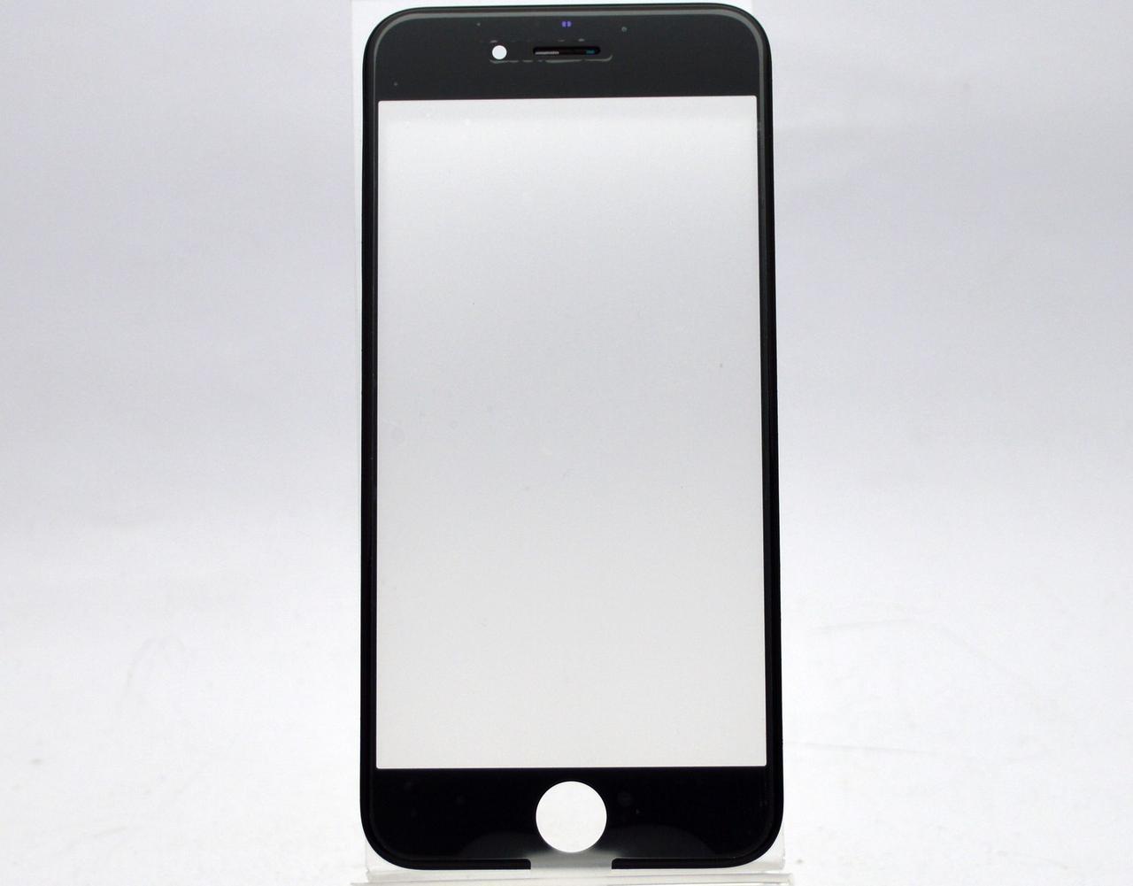 Скло LCD Apple iPhone 6S з рамкою та OCA плівкою Чорне Original/Оригінал 1:1