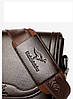 Чоловіча сумка шкіряна через плече Columbia Kangaroo коричнева, фото 9