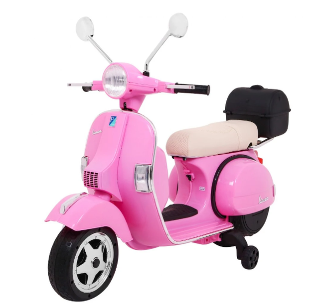 Детский электромотоцикл скутер Vespa