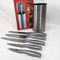 VIO Универсальный кухонный ножевой набор Magio MG-1093 5 шт, набор ножей для кухни, кухонные ножи