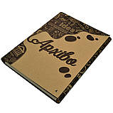 Папка-короб на липучці, картонна, А4, 25 мм, КРАФТ-покриття, фото 3