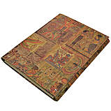 Папка-короб на липучці, картонна, А4, 25 мм, КРАФТ-покриття, фото 5