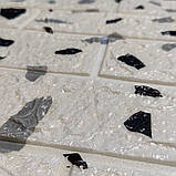 Самоклеюча декоративна 3D панель цегла абстракція 700x770x5 мм, фото 2