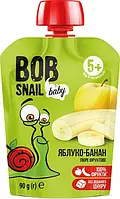 Bob Snail пюре дит. яблучно-бананові 90г